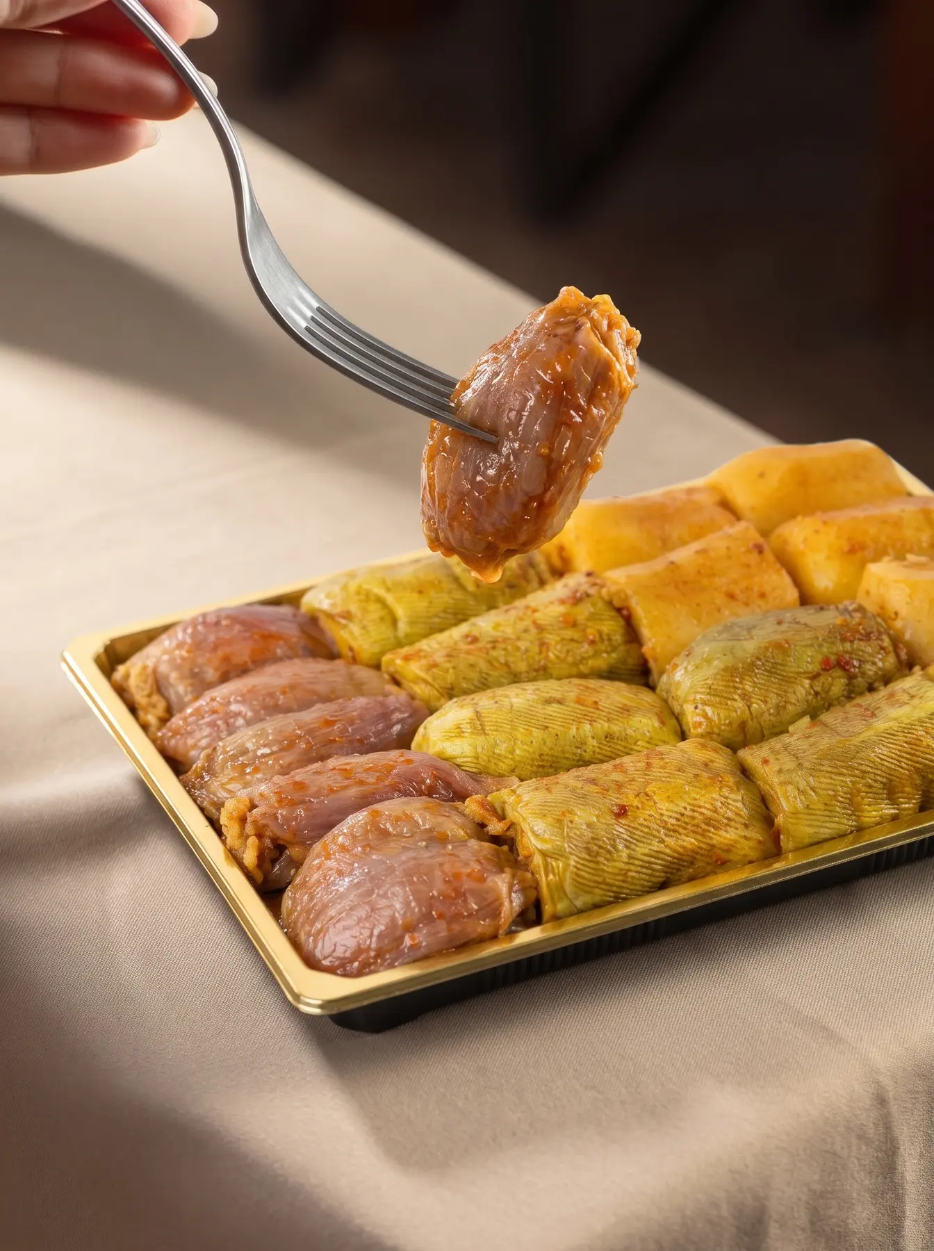 طبق من الأصناف الملفوفة